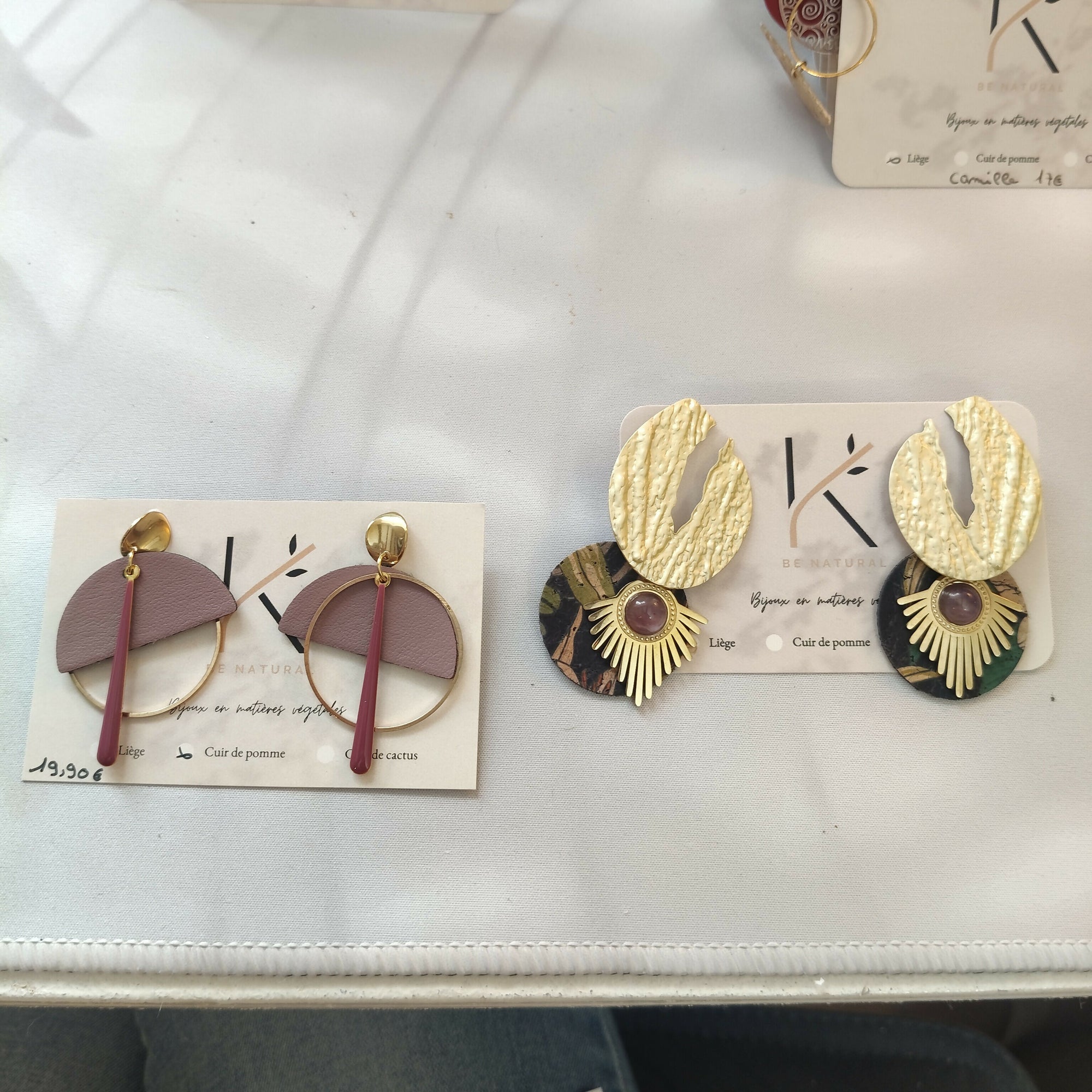 grosses boucles d'oreilles automne hiver 19,90