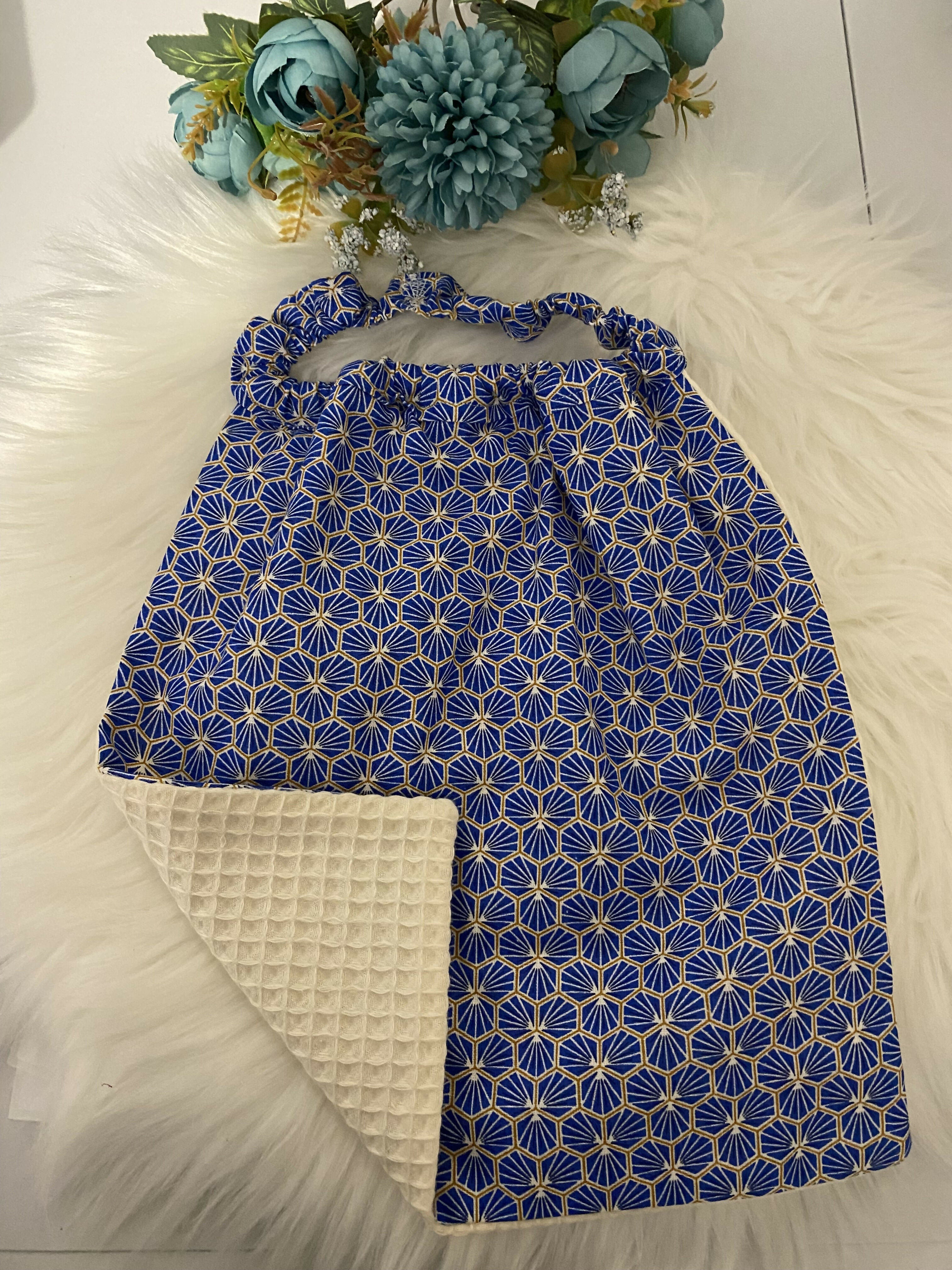BAVOIR MATERNELLE BLEU JAPON 1