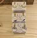 Boucles d'oreilles vegan 19 euros