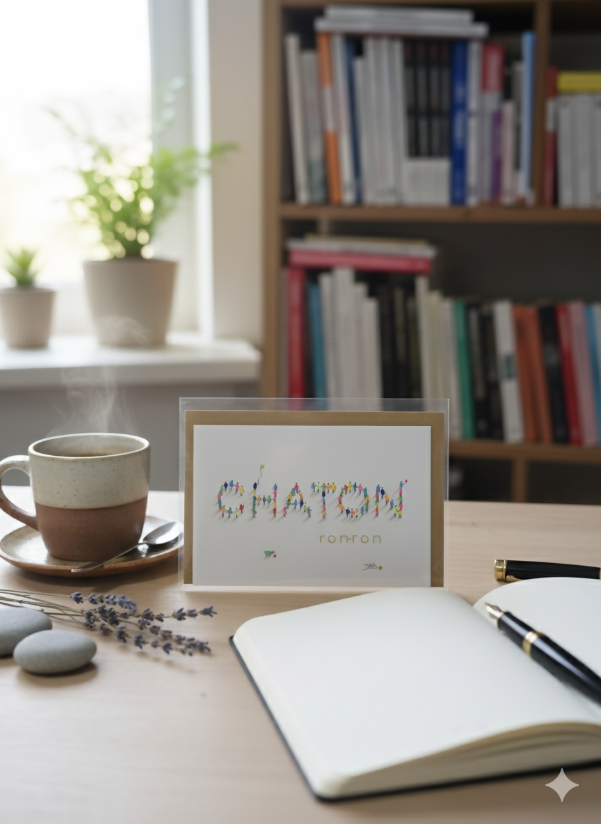 Carte Mots doux + Enveloppe Craft