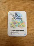 Boucles Fleurs Marbré Pastel