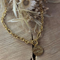 collier grosse maille ovale
