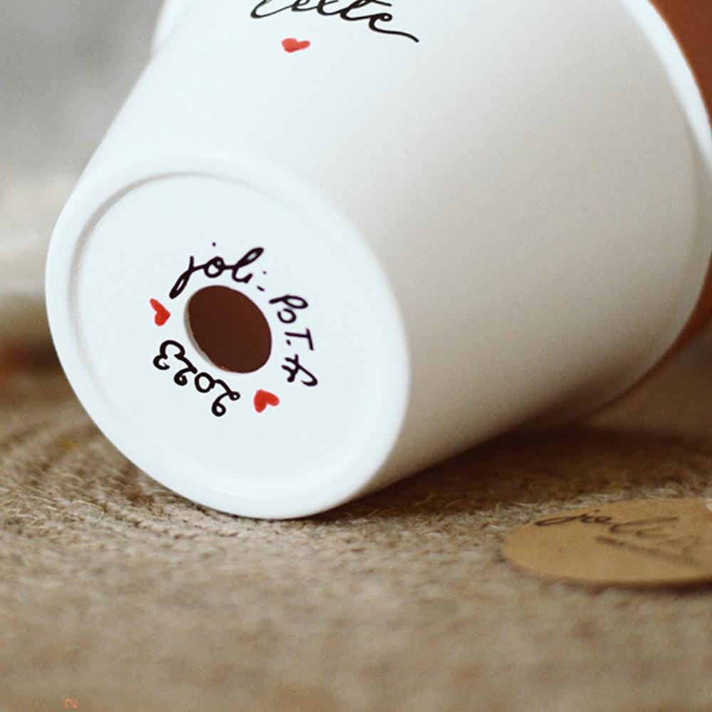 dessous pot joli pot cache pot personnalisé pot de fleur personnalisable