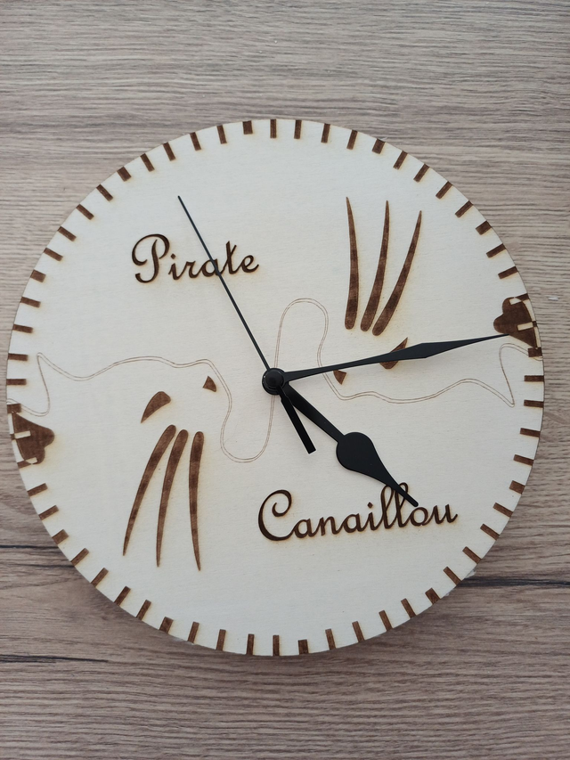 Horloge personnalisee Chats