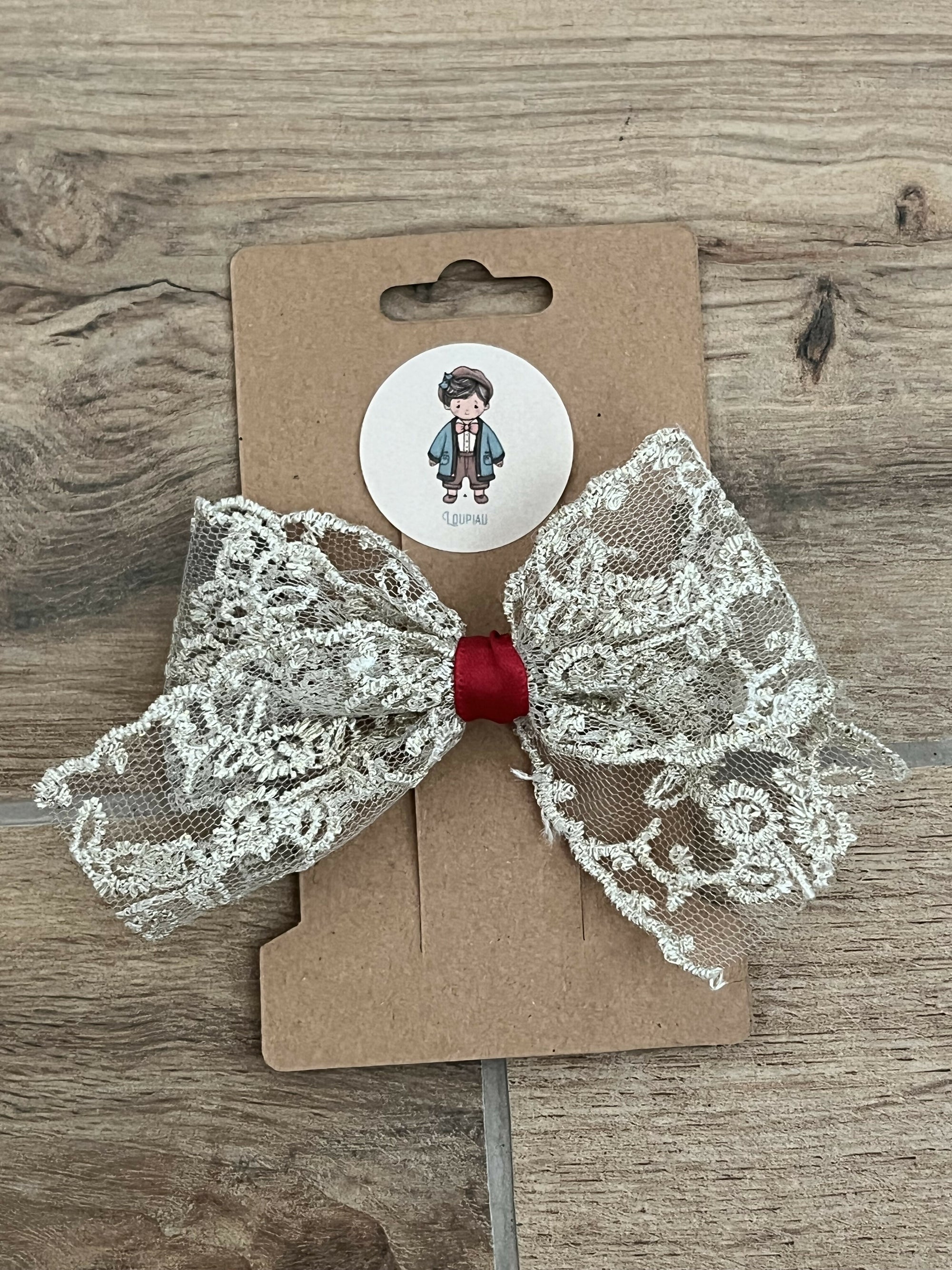 Barrette de Noël pailletes