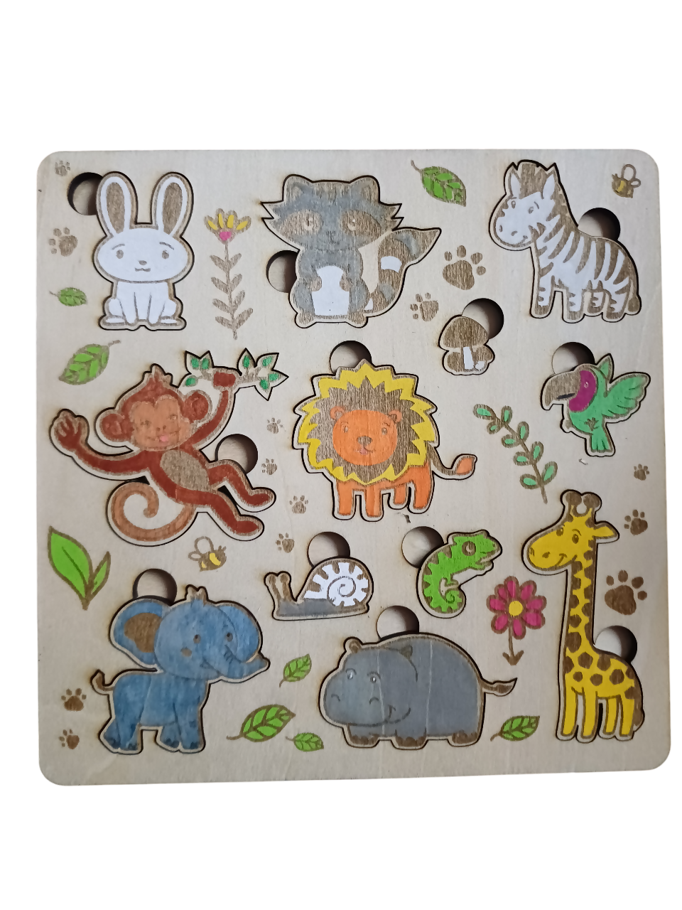 Puzzle enfants savane