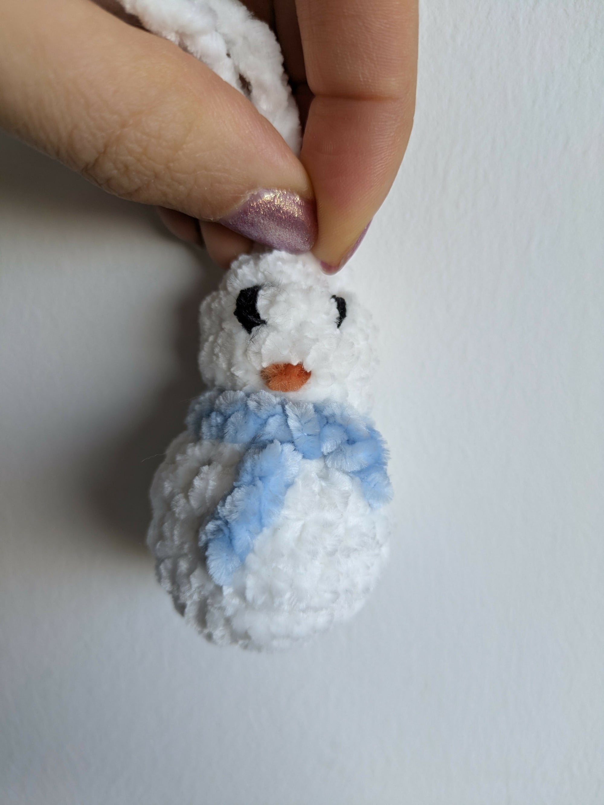 porte clé / déco bonhomme de neige