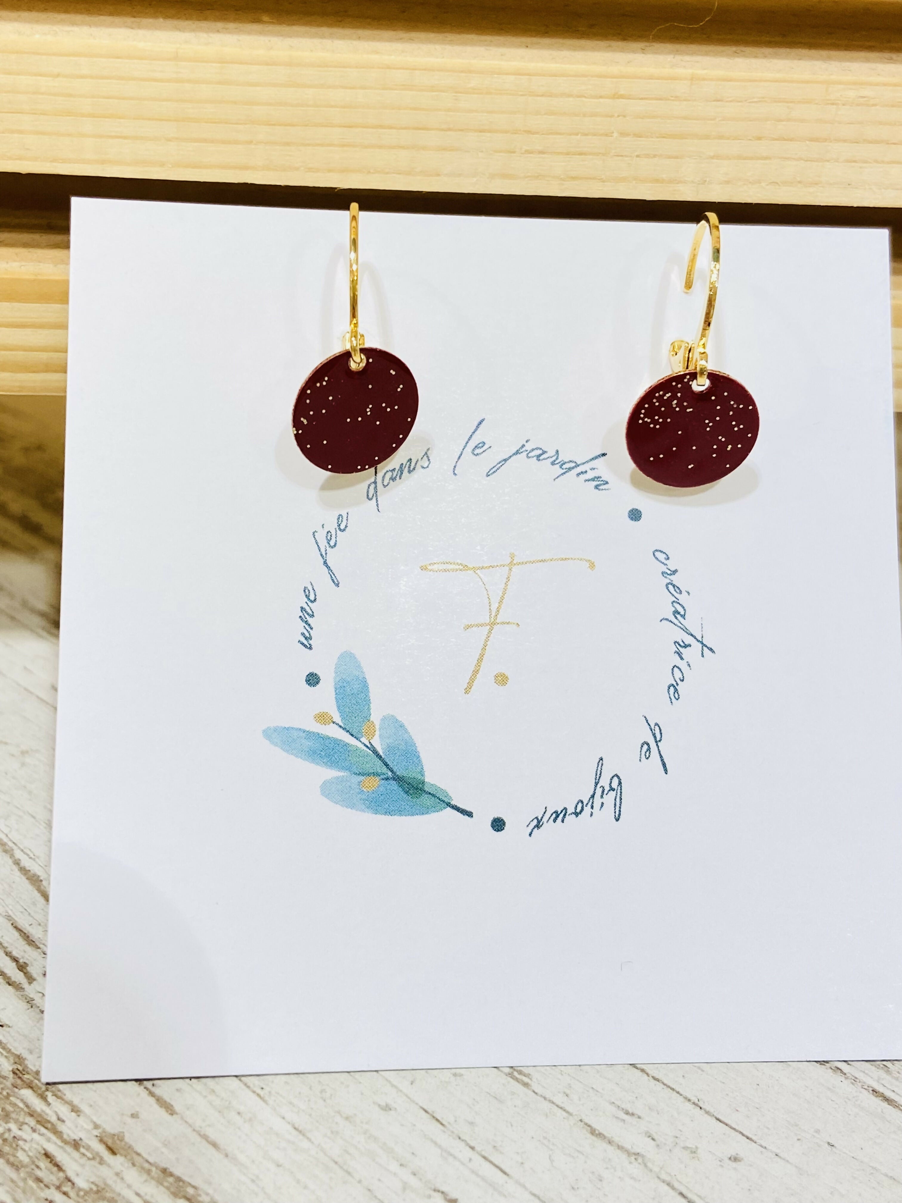 Boucles d oreilles doré Capucine