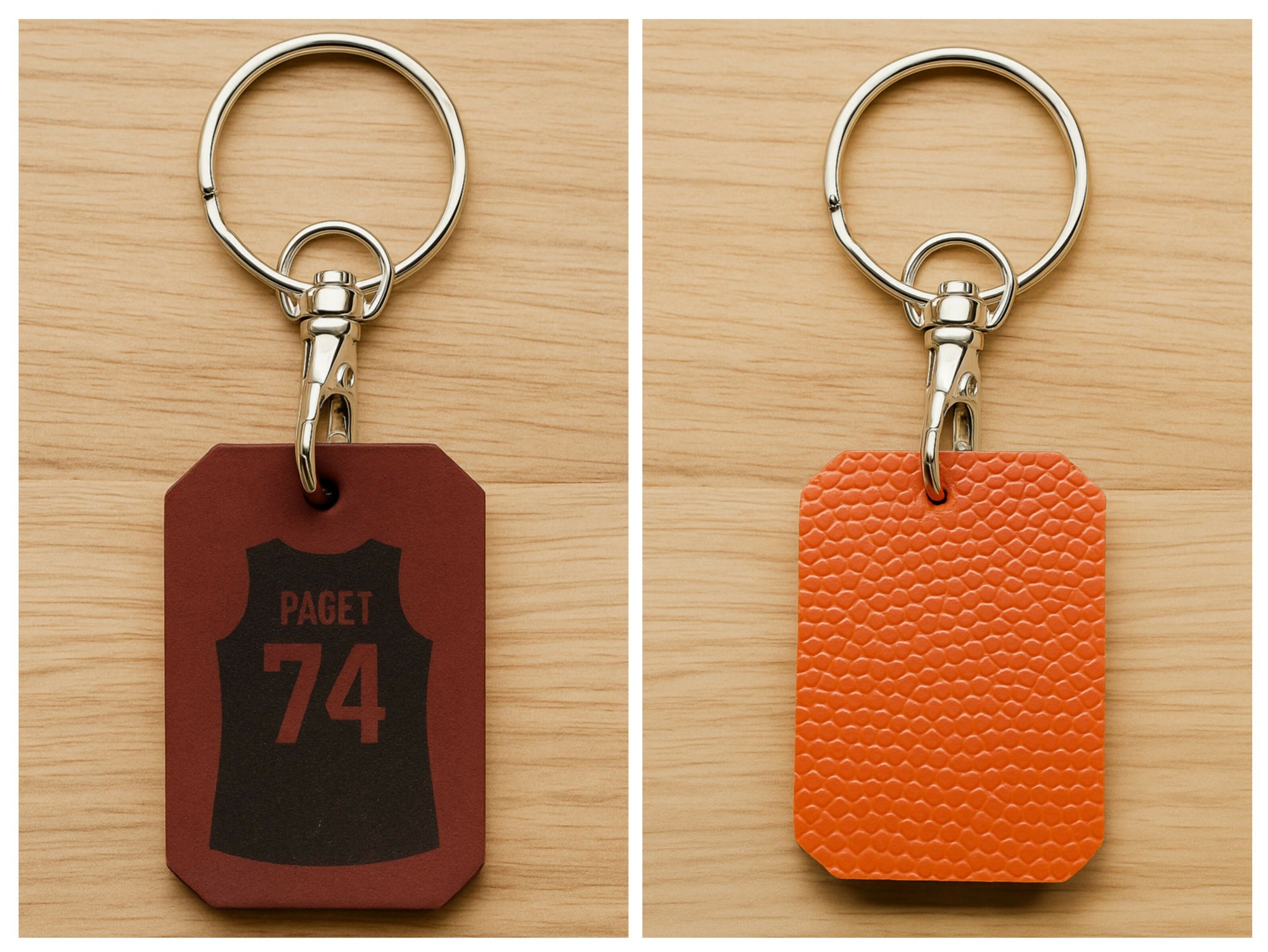 Porte-clé personnalisé au laser