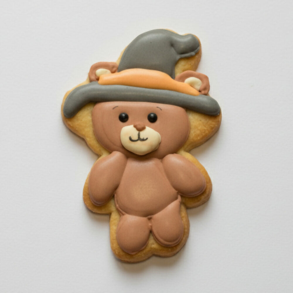 Ourson sorcière - Biscuit décoré