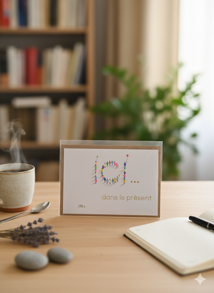 Carte Mots doux + Enveloppe Craft