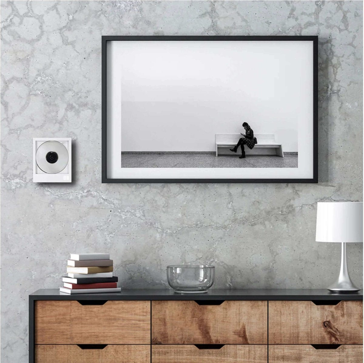 Lecteur CD Bluetooth KM5 - Cp1 enceinte connectée bluetooth haut de gamme prodige radio vintage design