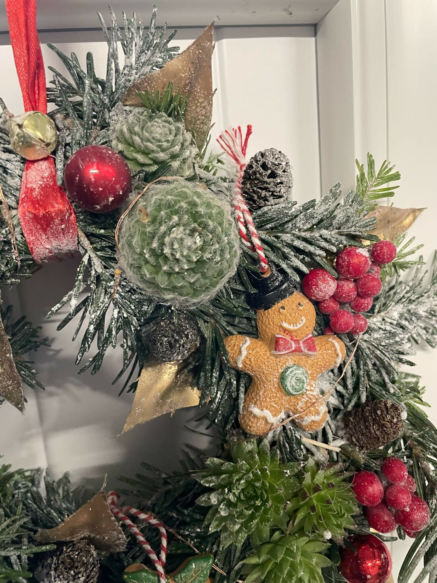 Couronne de Noël 25 cm de diamètre