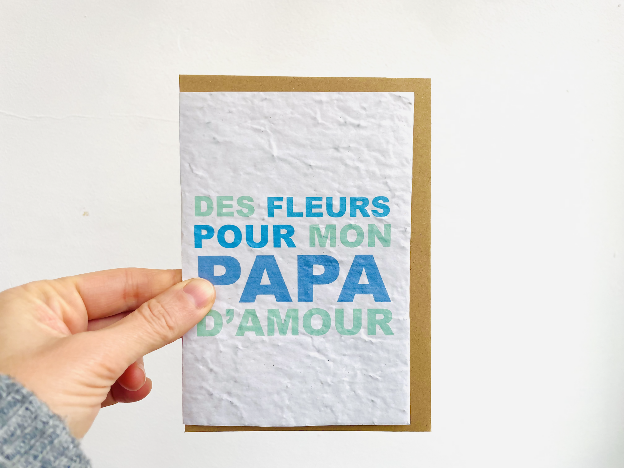 Carte à planter Papa d'amour