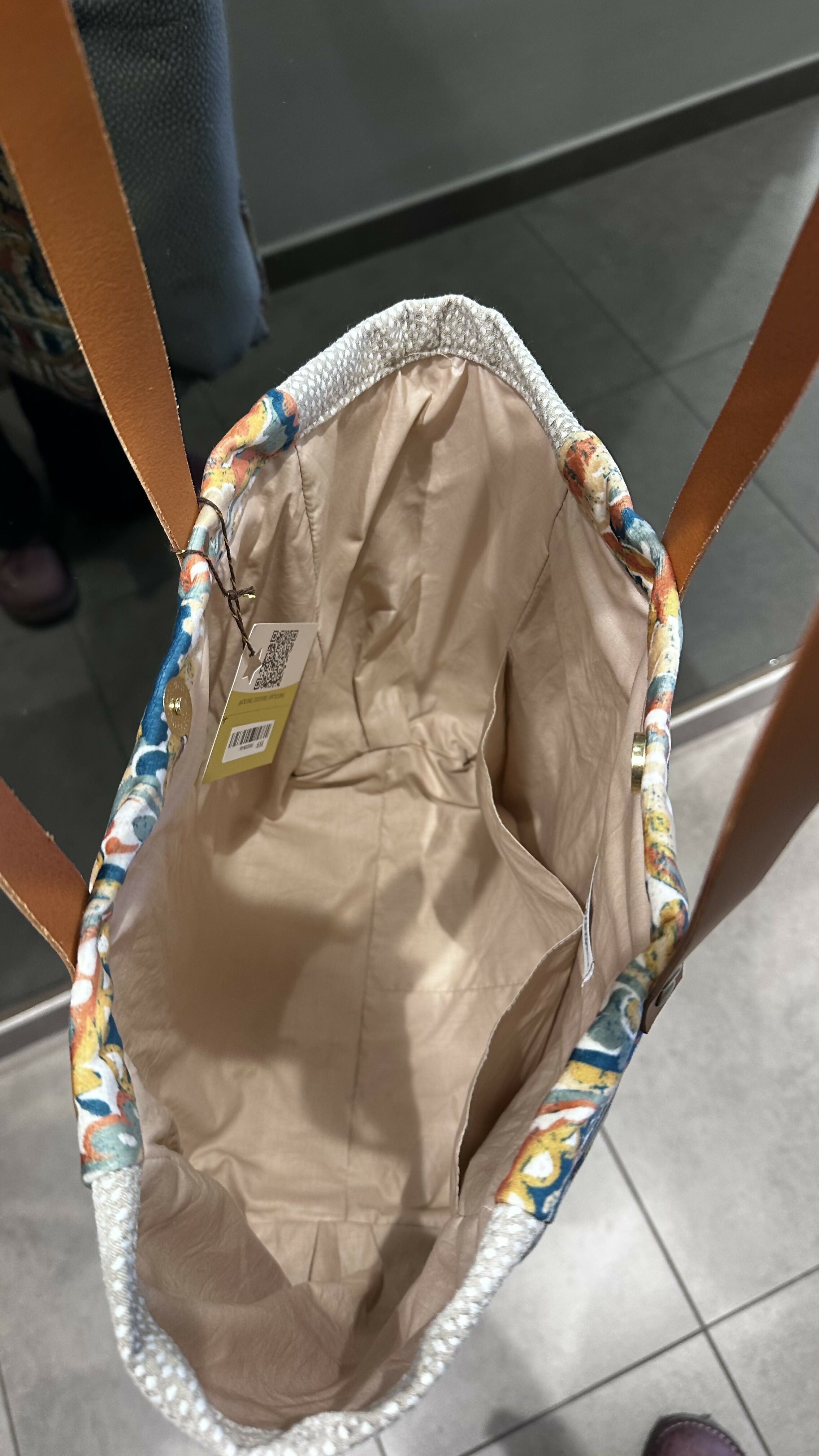 Cabas chic porté épaule
