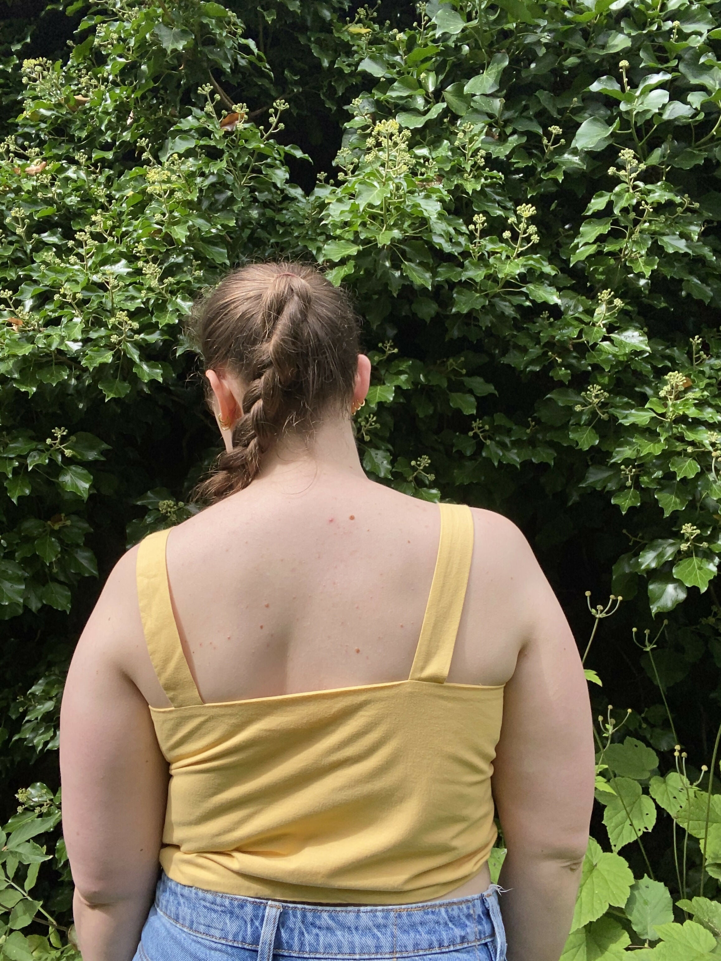 Jean-Marie - Crop top noué upcyclé