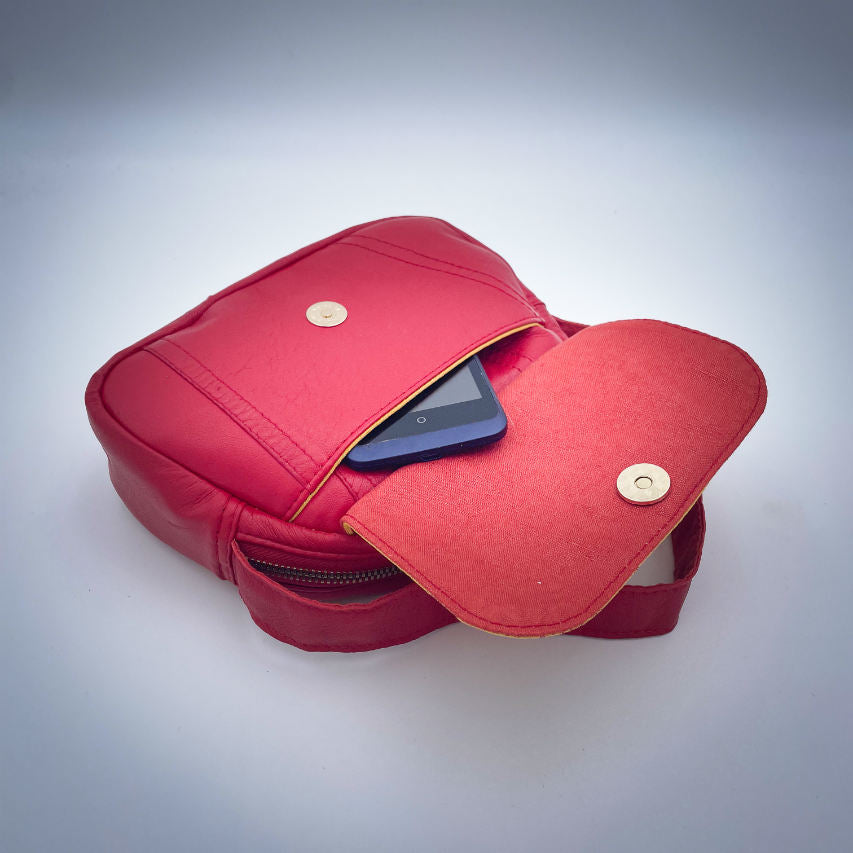 (Mini) Sac à main - Spare - “Cerise Hespéridée”