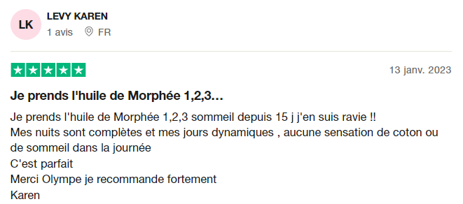Huile de cbd sommeil temoignage