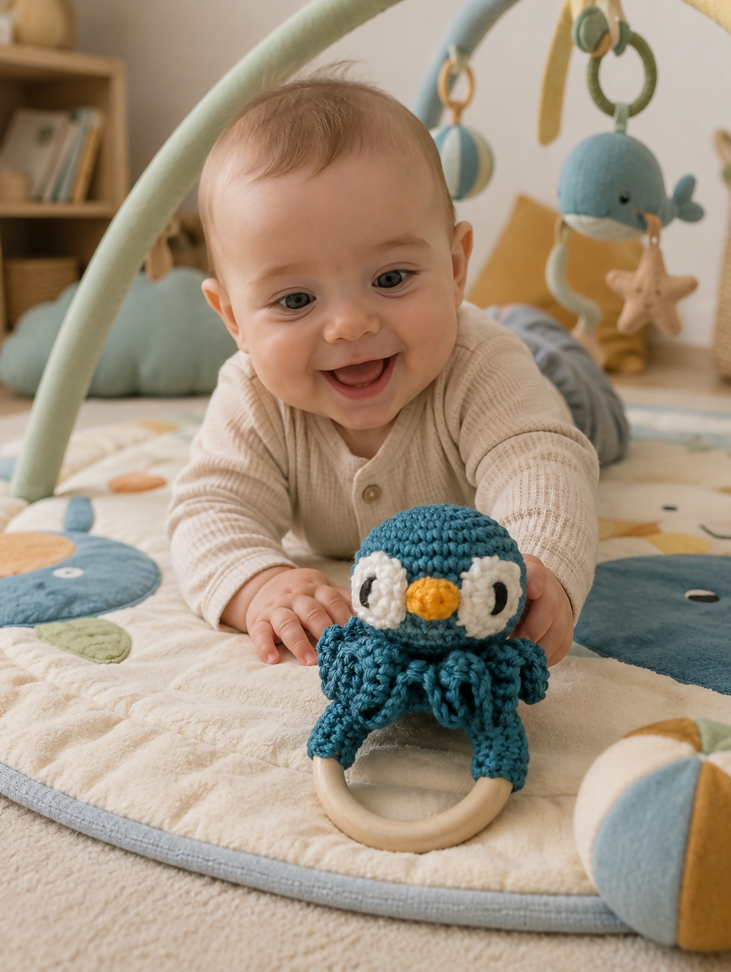 HOCHET PINGUOIN BLEU