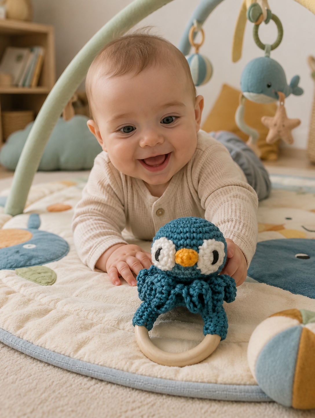 HOCHET PINGUOIN BLEU