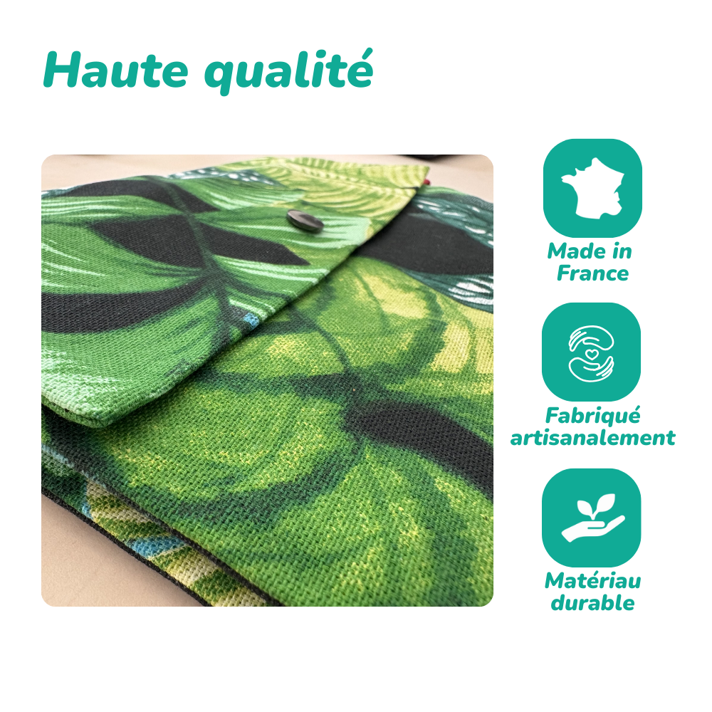Housse de livre 2-en-1 pliable