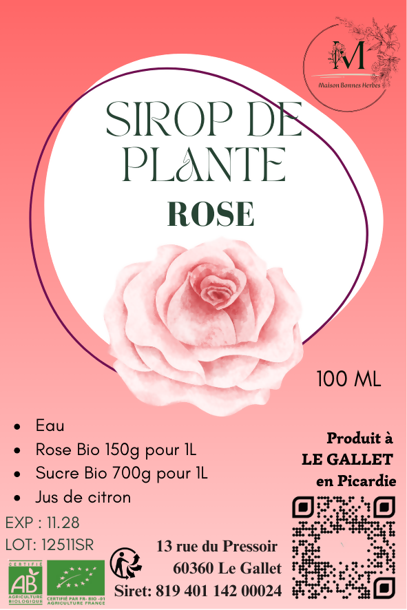 SIROP DE ROSE