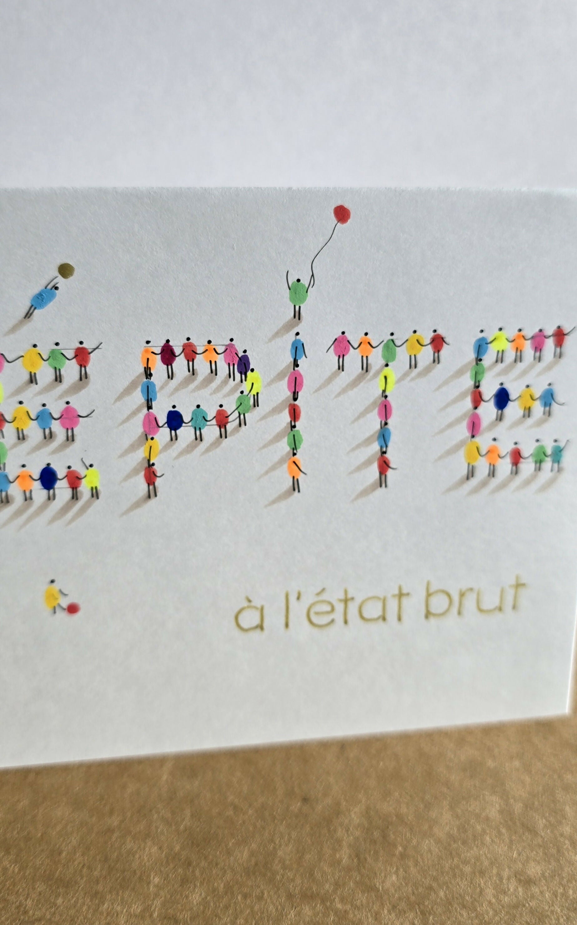 Carte Mots doux + Enveloppe Craft
