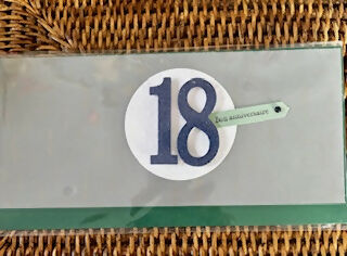 CARTE ENVELOPPE ANNIVERSAIRE 18 ANS