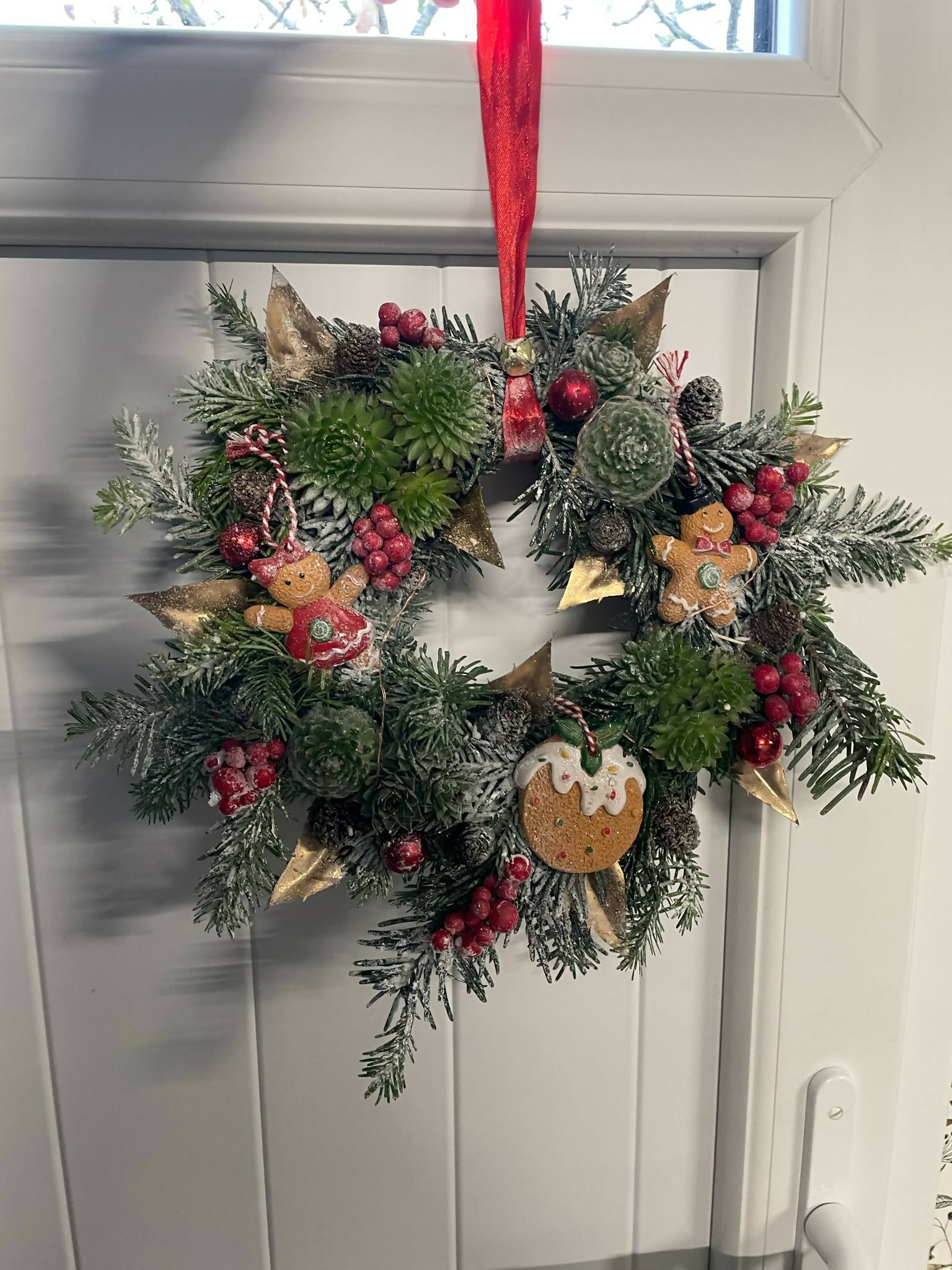 Couronne de Noël 25 cm de diamètre