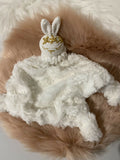 DOUDOU LAPIN BLANC FOURRURE 