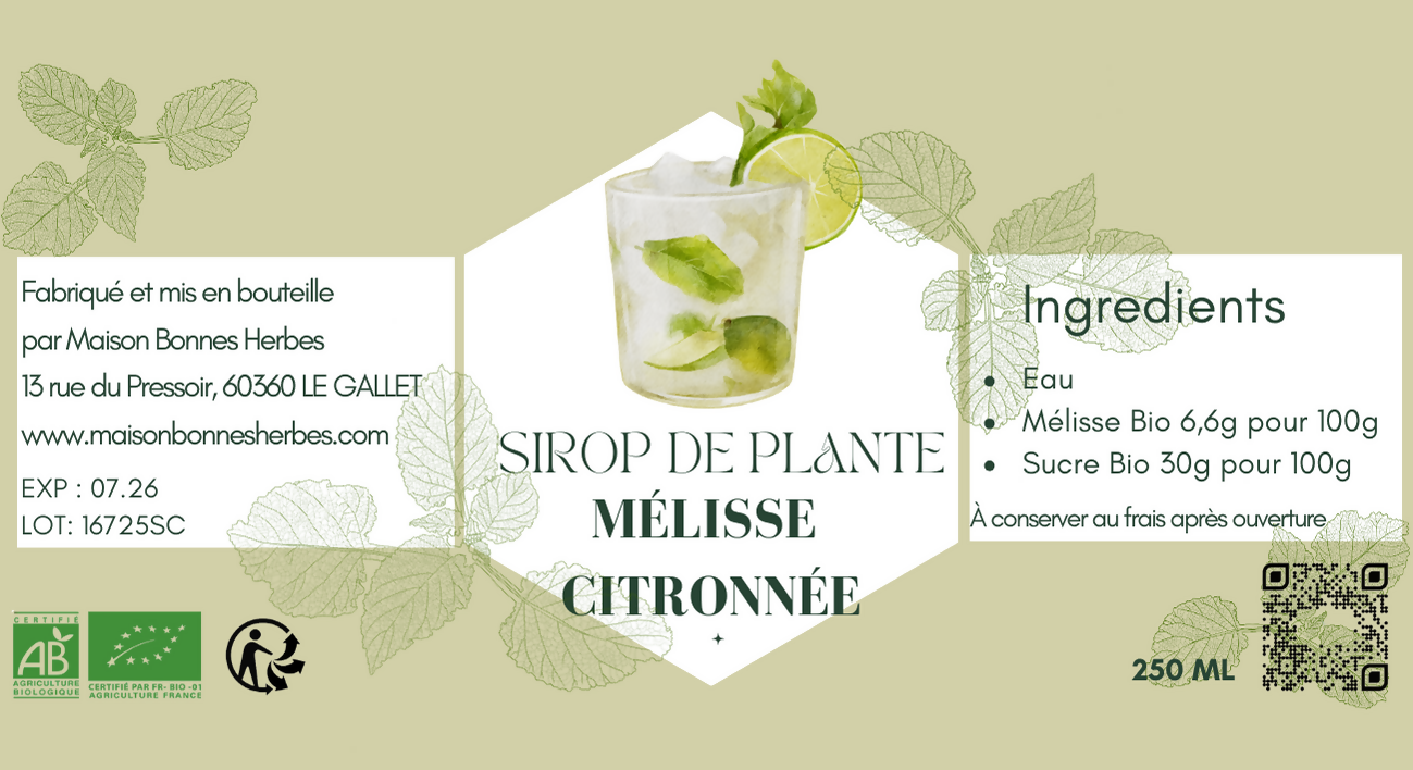SIROP DE MELISSE