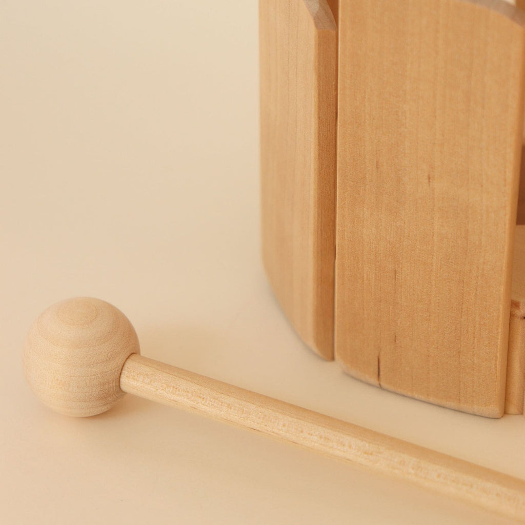 octoblock musical en bois détail