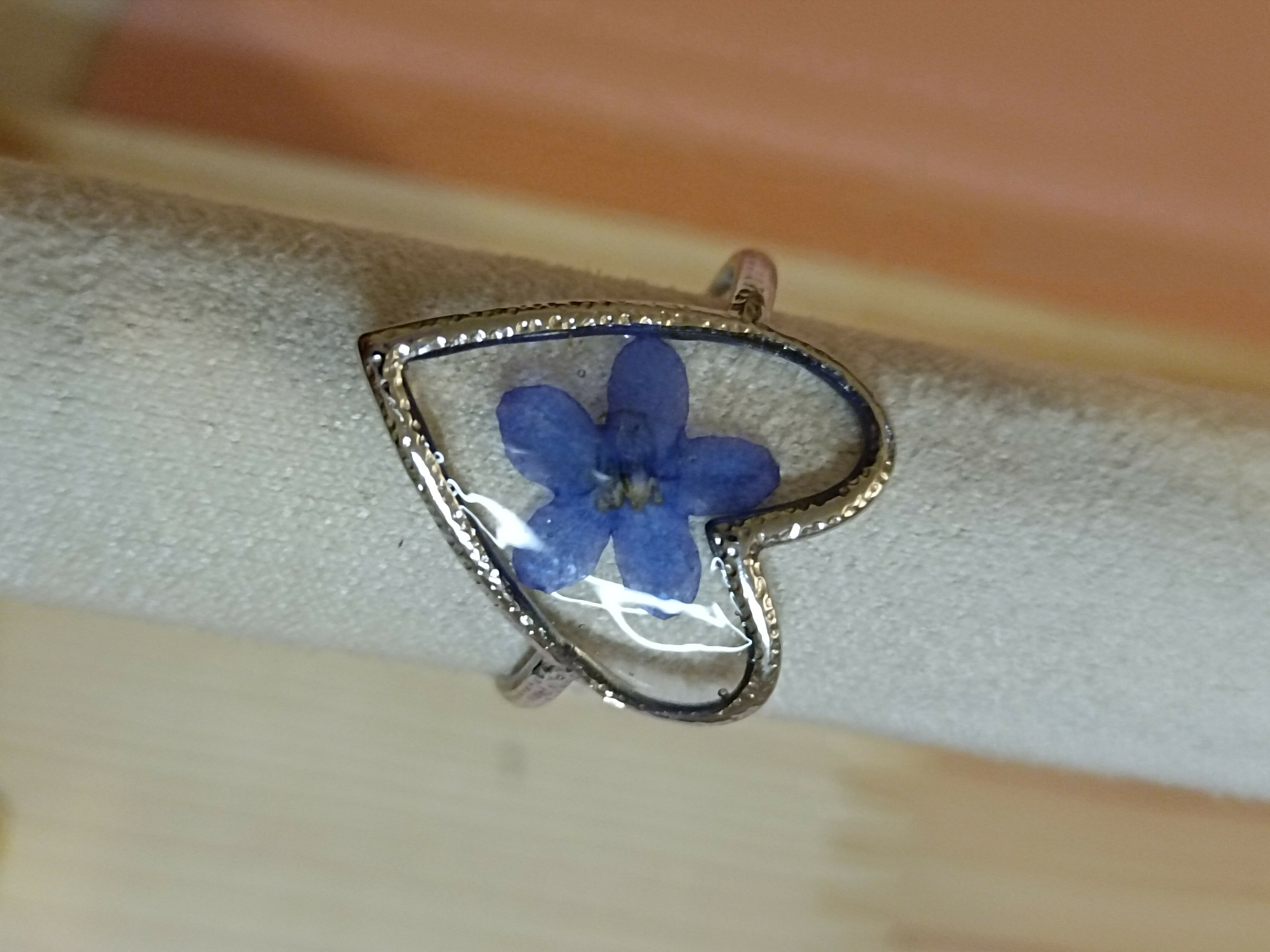 MEL/BCM Hammered Heart Ring