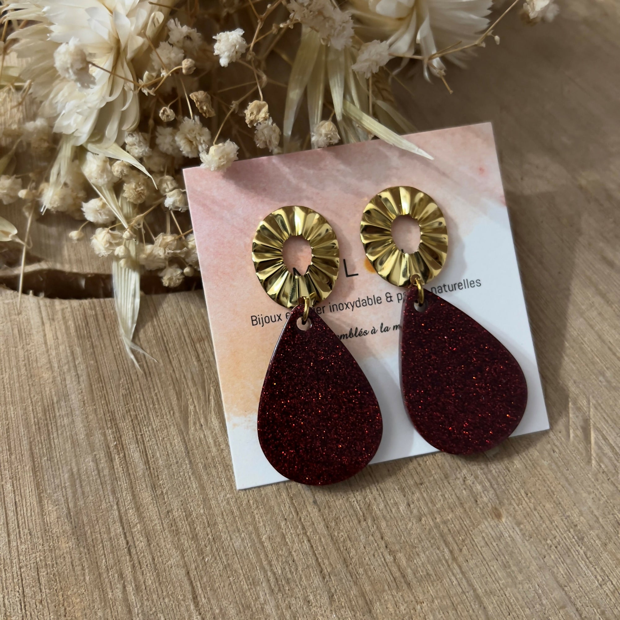 paillettes rouges