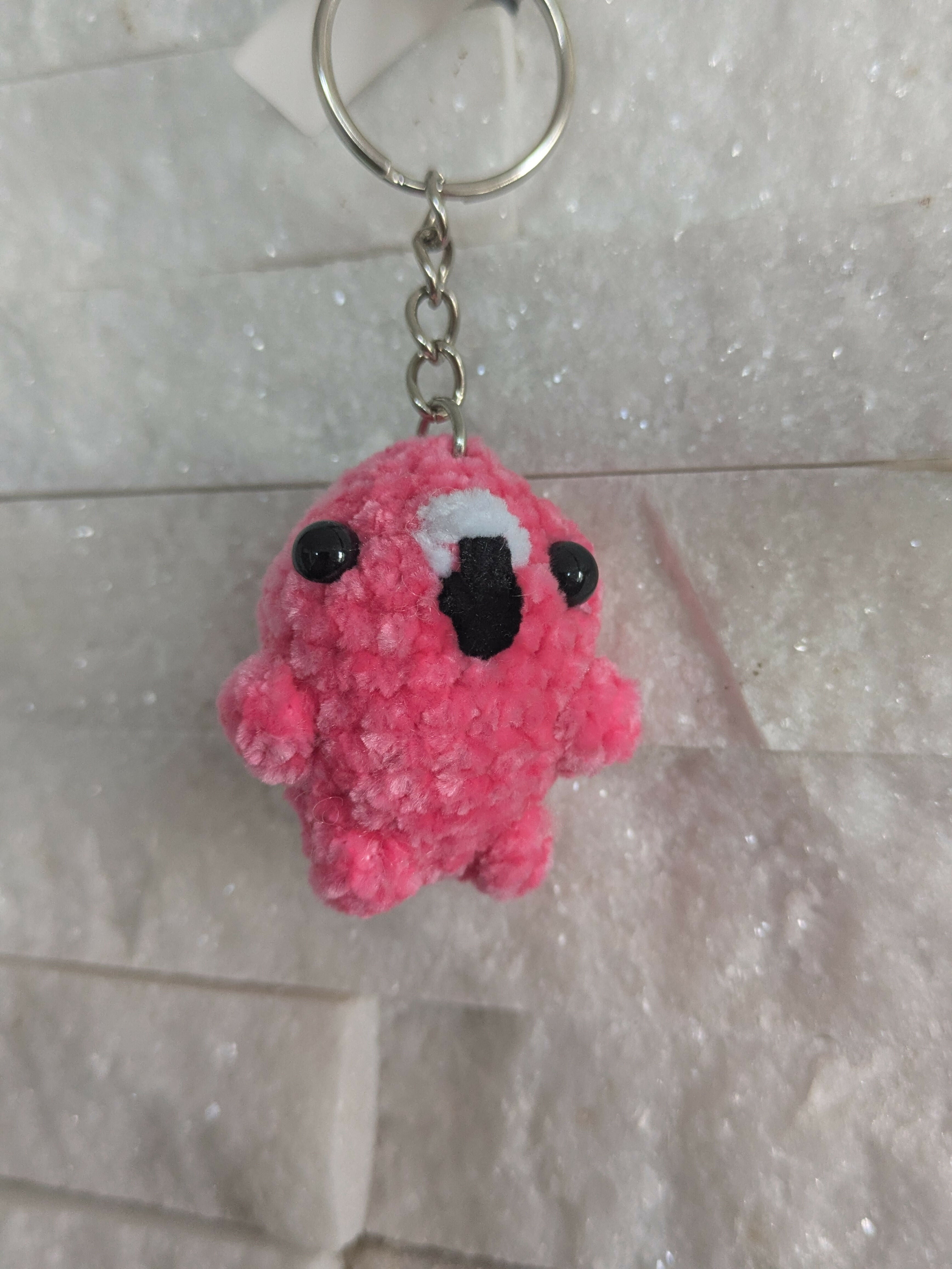 Super soft octopus keyring