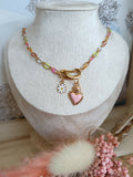 collier primavera rose