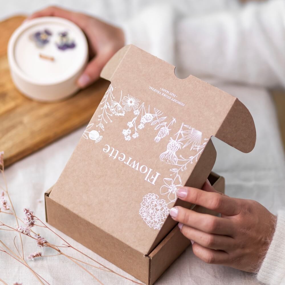 bougie-fleurie-parfum-lin-flowrette-artisanale