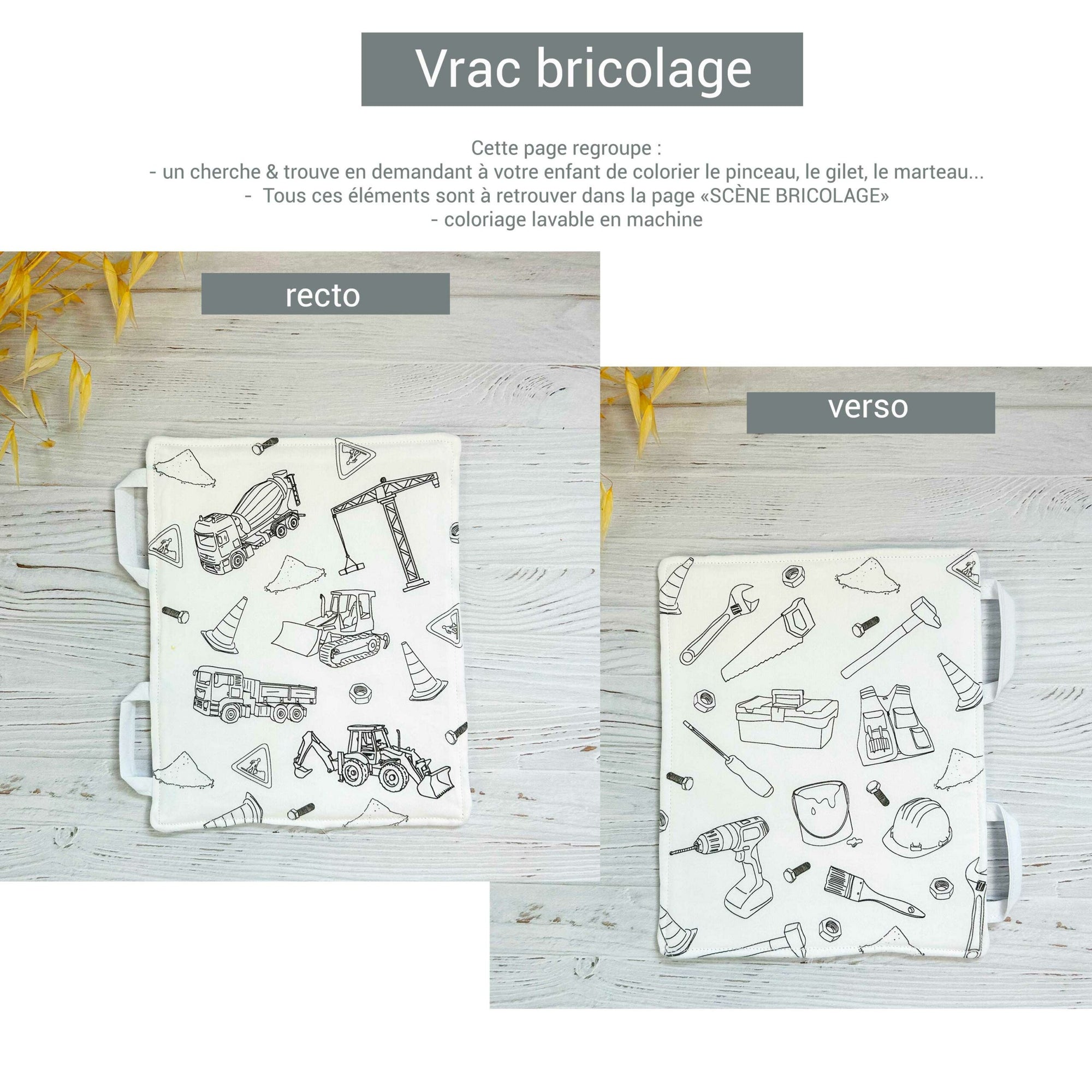 Composez votre mallette d'activités évolutive (couleurs et pages au choix)
