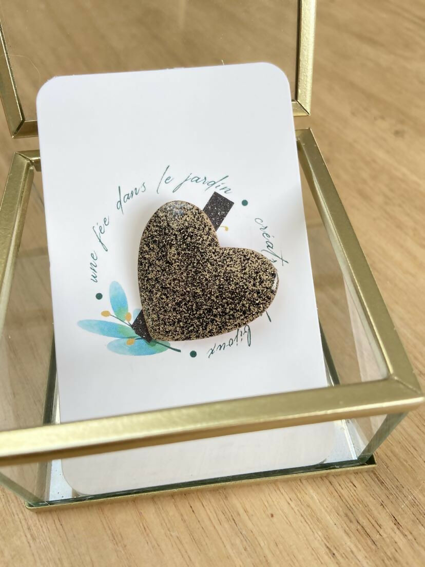 broche Garance Coeur
