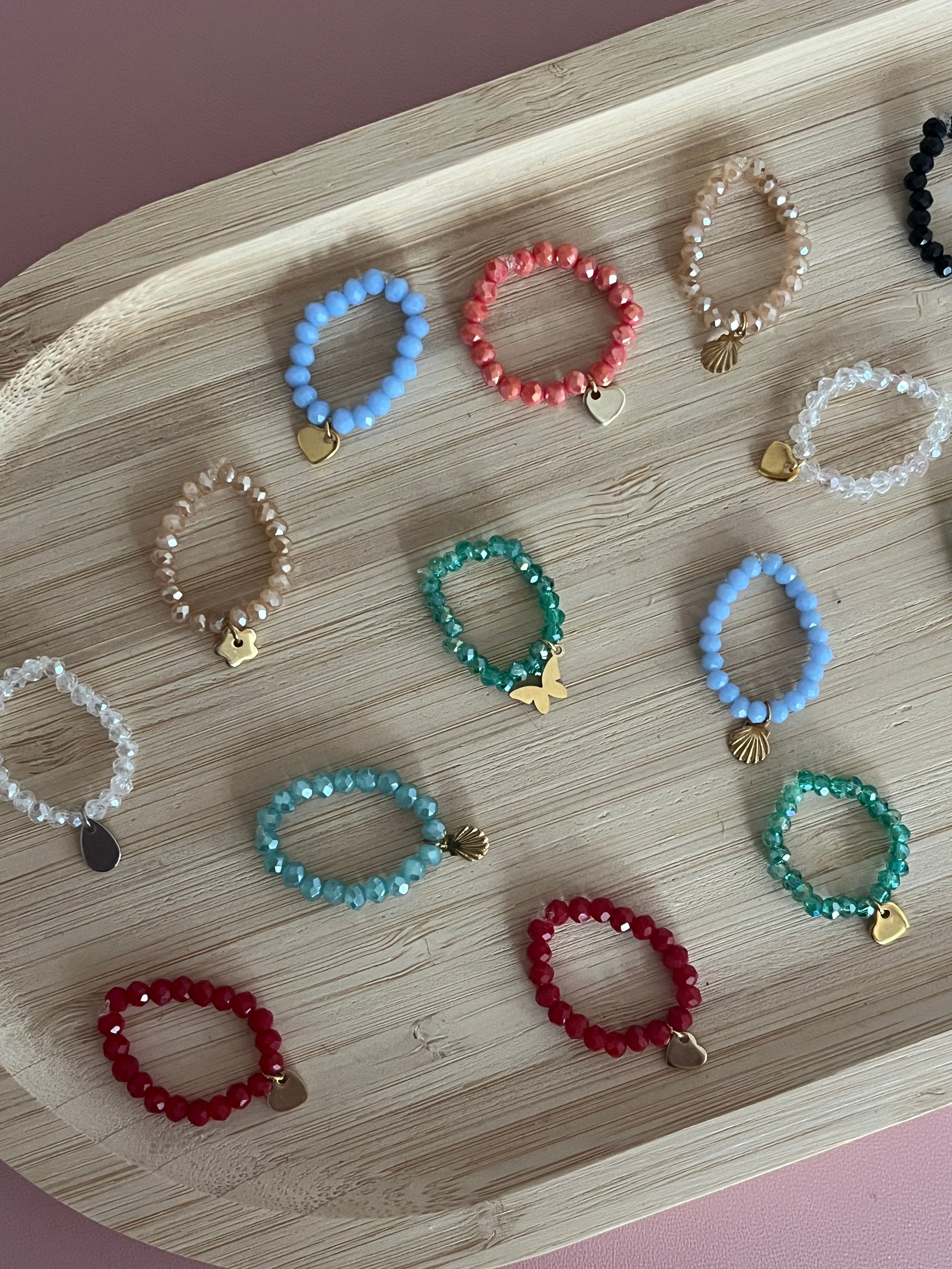perles bague