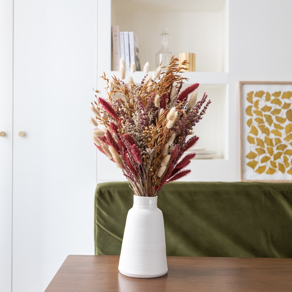 bouquet-orange-rose-fleurs-sechees