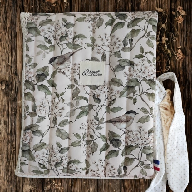 Romantic handmade book sleeve - Paperback size