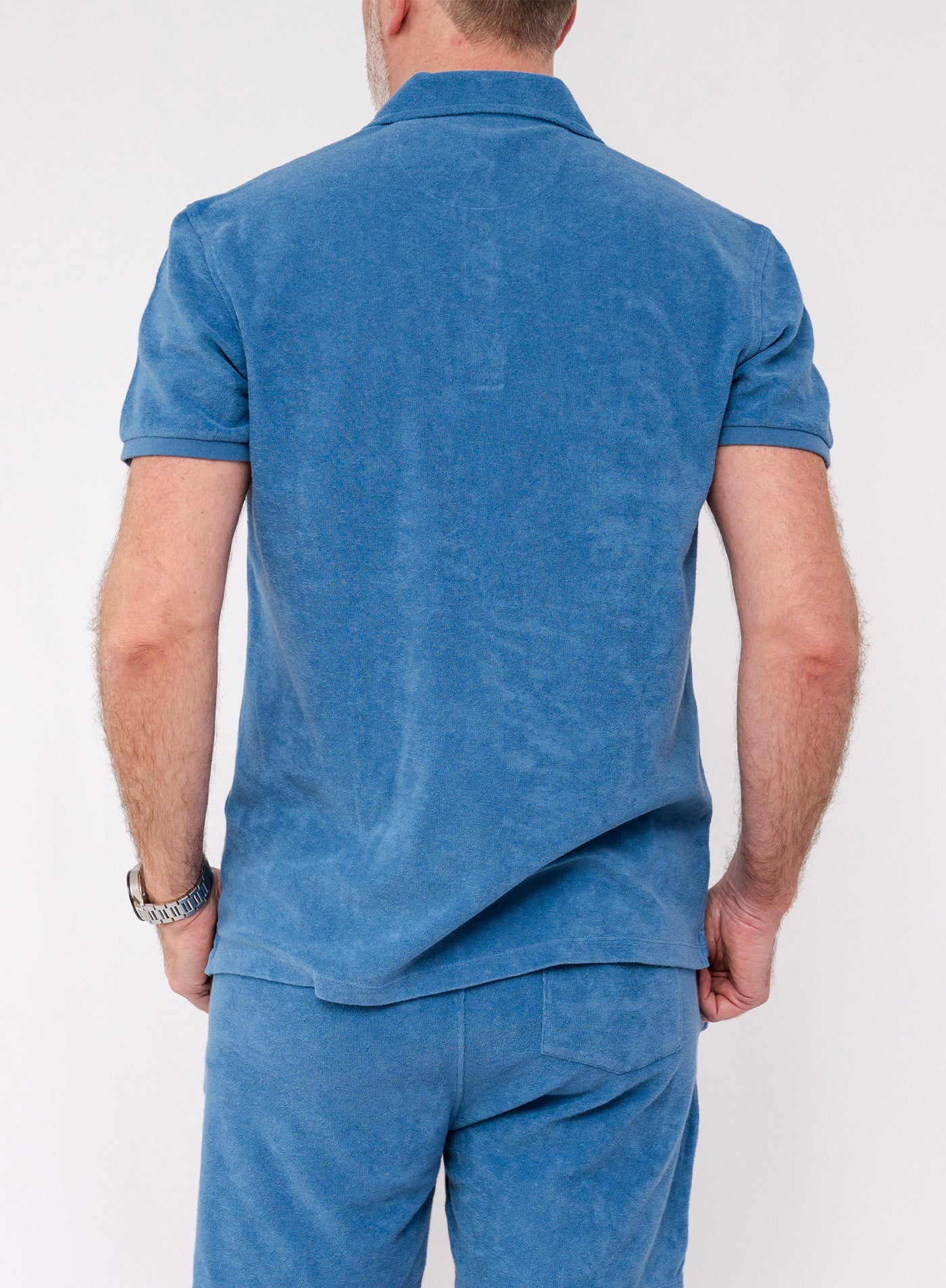 Calvi terry polo shirt