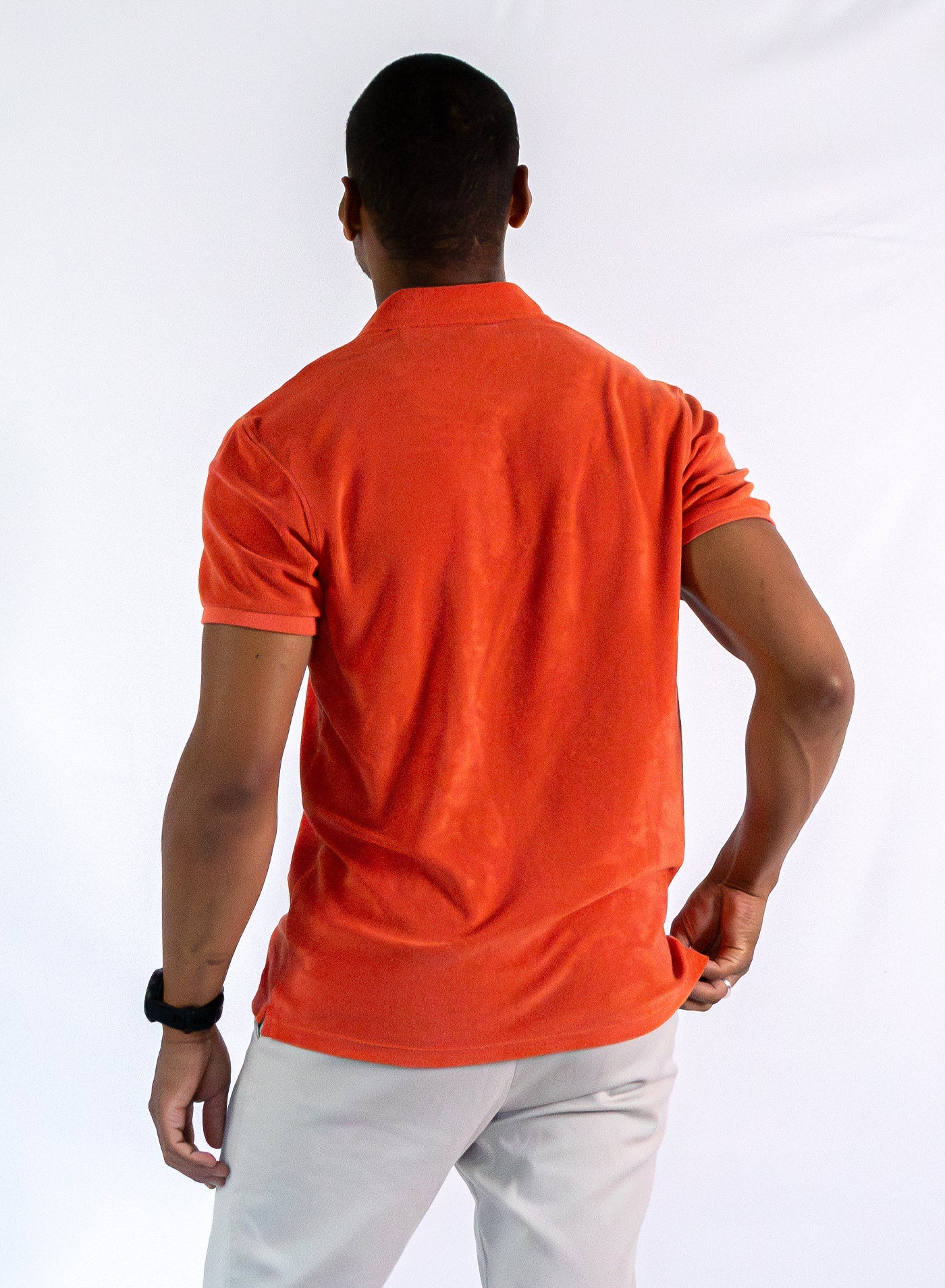 Calvi terry polo shirt