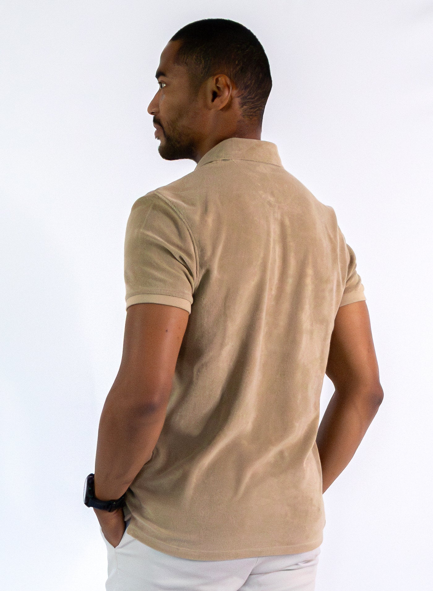 Calvi terry polo shirt