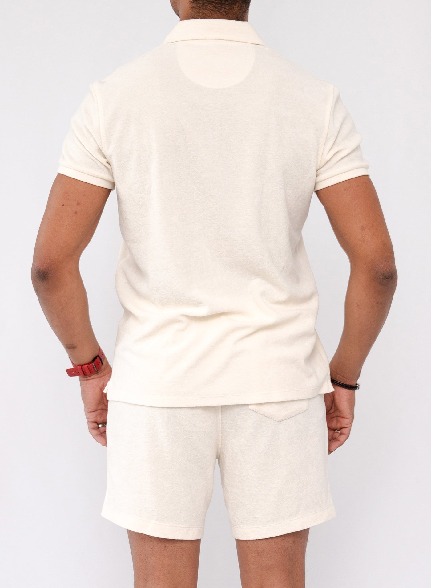 Calvi terry polo shirt