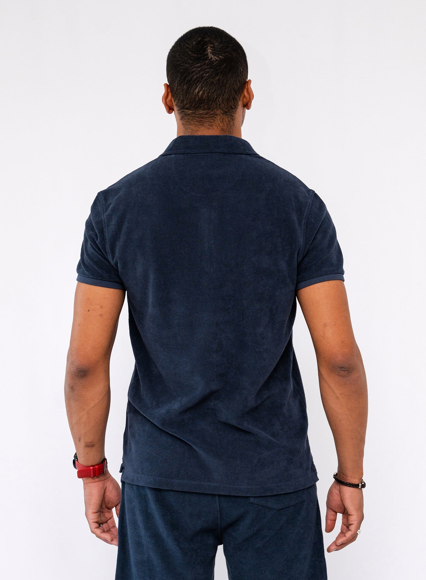 Calvi terry polo shirt