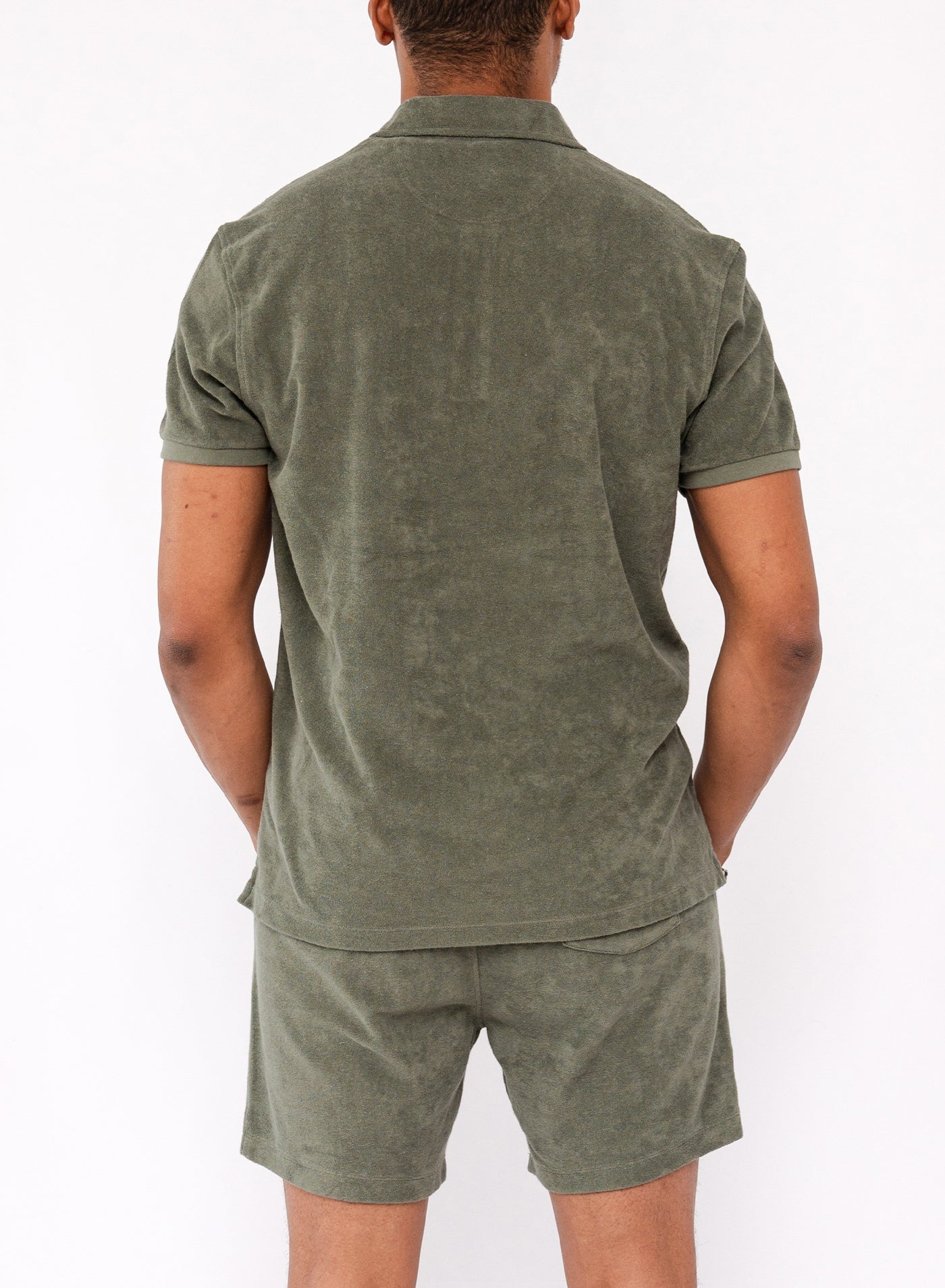 Calvi terry polo shirt