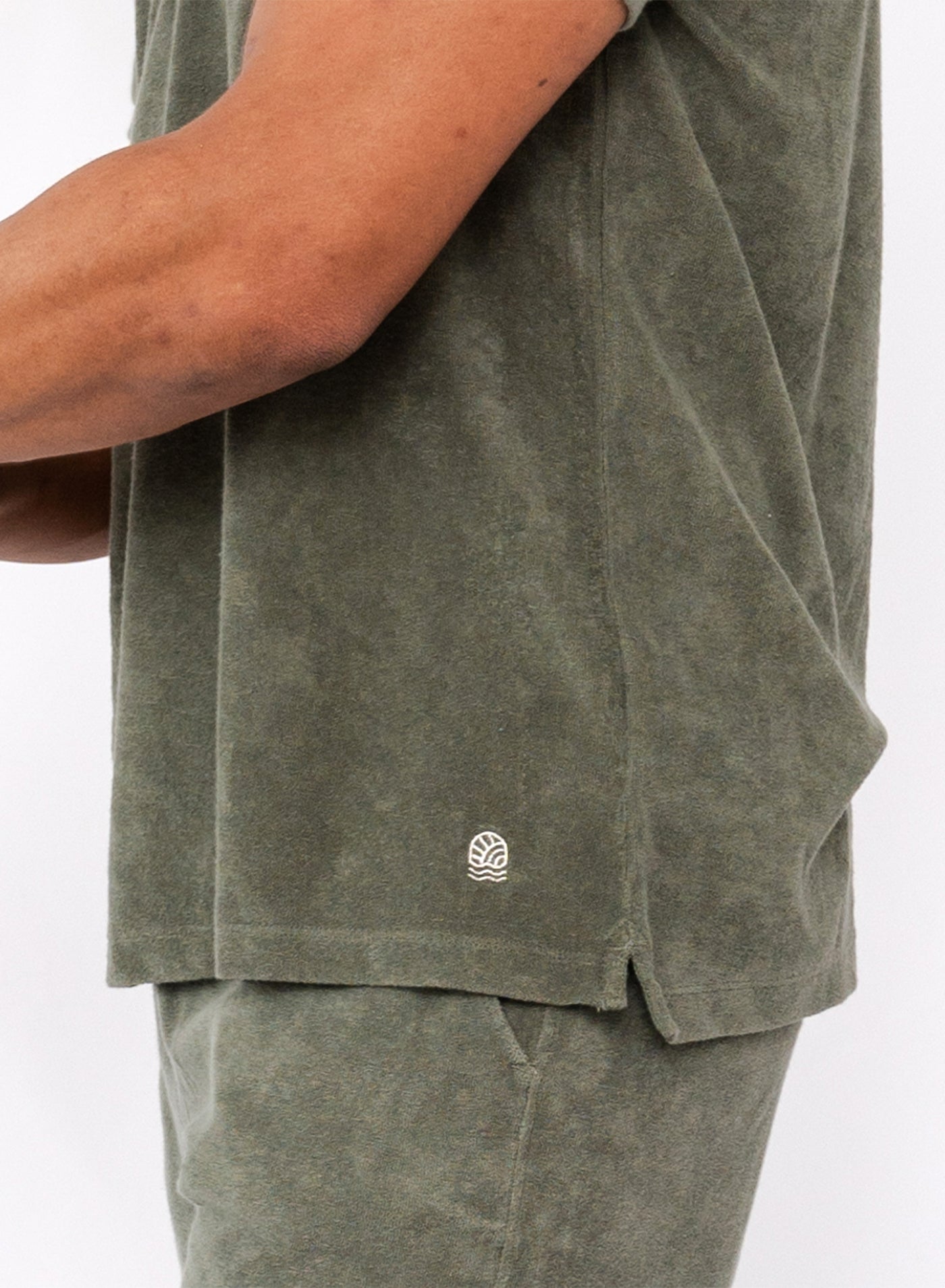 Calvi terry polo shirt