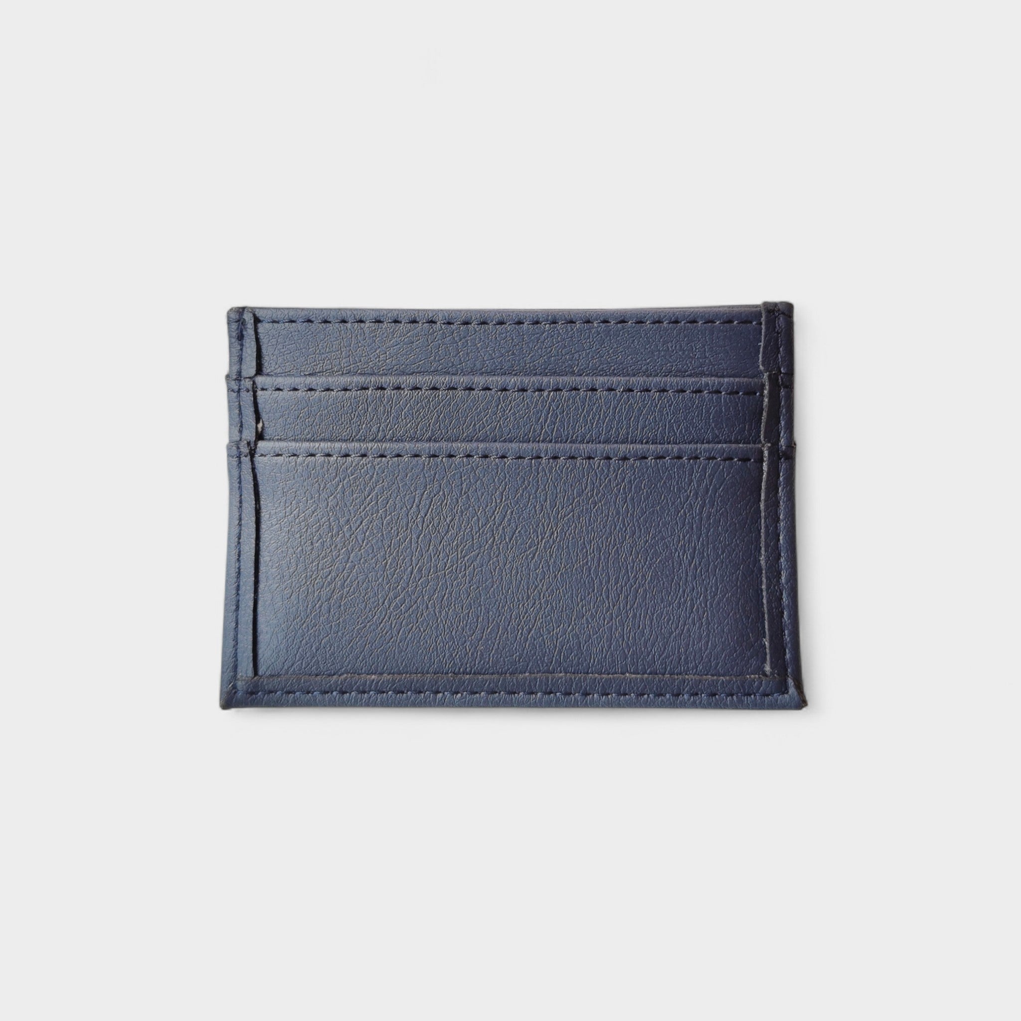 Vegan apple leather card holder